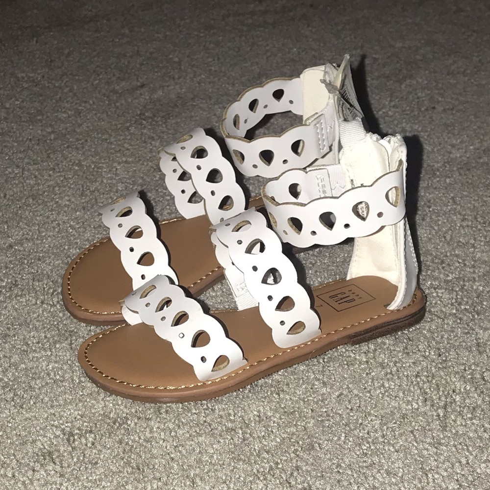 BabyGap white sandals